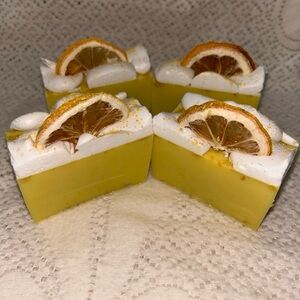 Lemon meringue soap